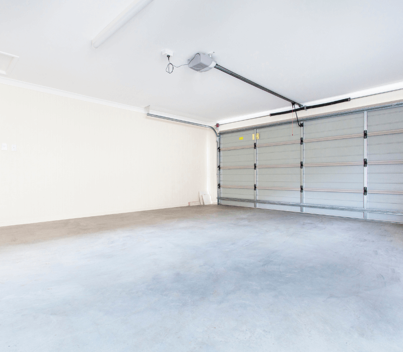 Tania podłoga w garażu